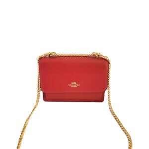 Coach CBI23 Mini Klare Crossbody Small Calf Leather Handbag True Red